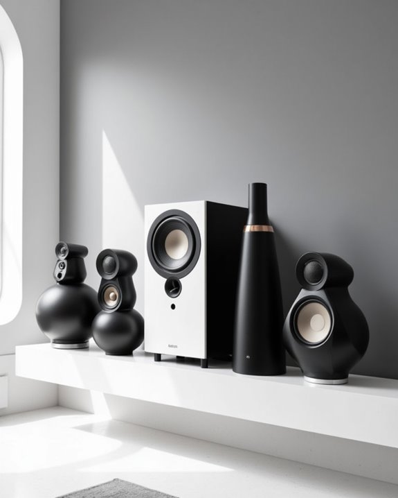 best black white speakers