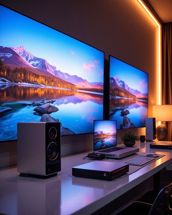 best display and speakers
