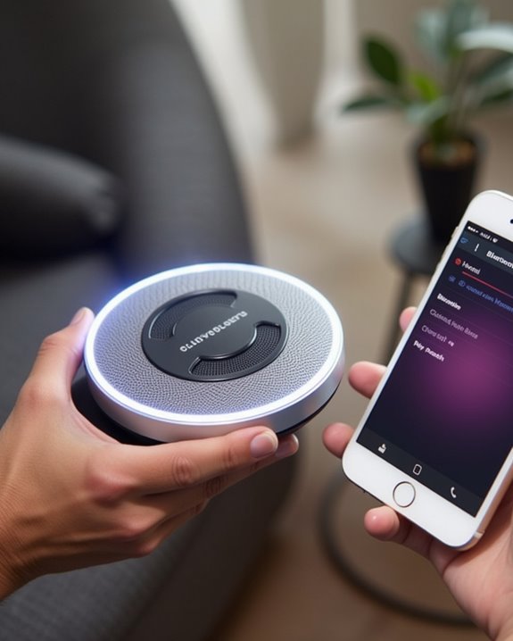 bluetooth speaker pairing process