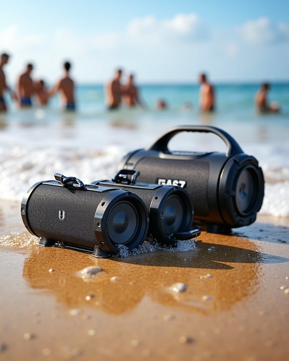 evaluate waterproof speaker features