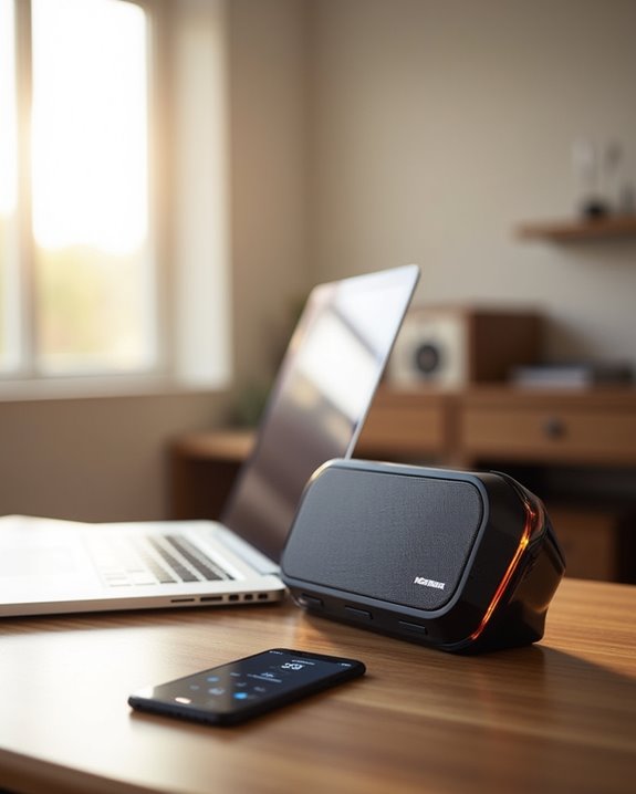 ideal bluetooth range placement