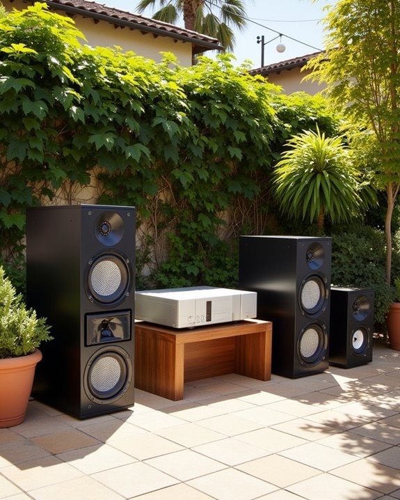 outdoor speakers selection factors