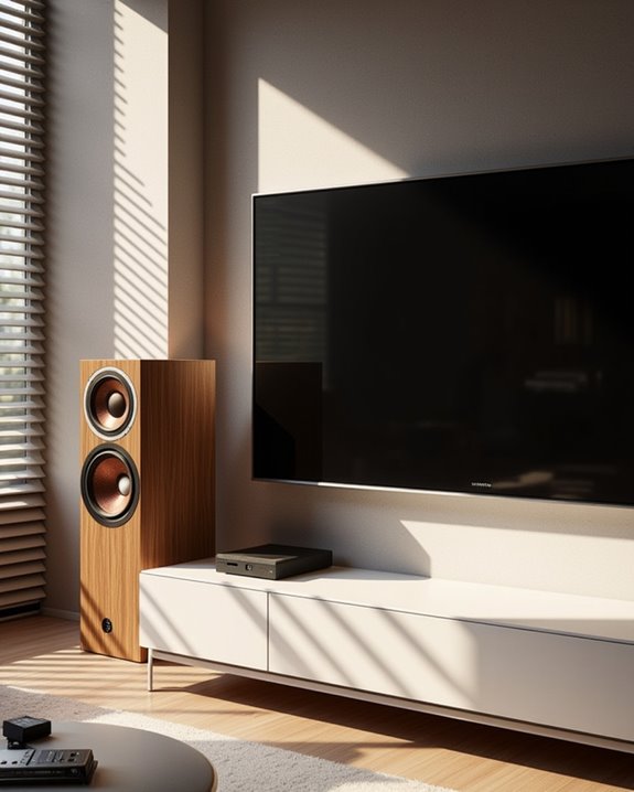 selecting external tv speakers