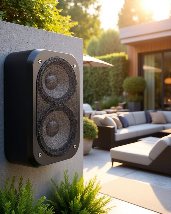 weatherproof mounting acoustic designs