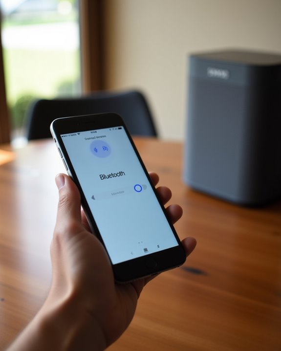bluetooth activation for sonos