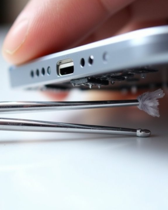clean phone corrosion deposits