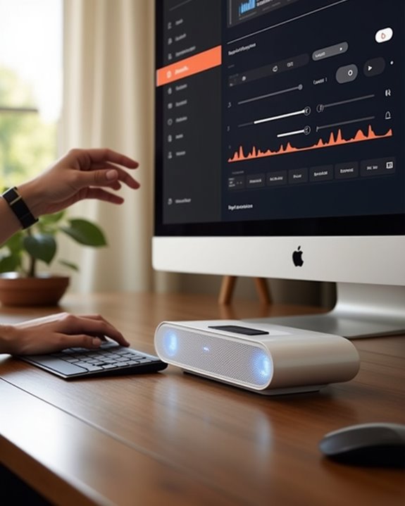 configure default audio devices