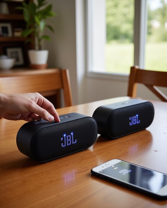connect jbl speakers immersively