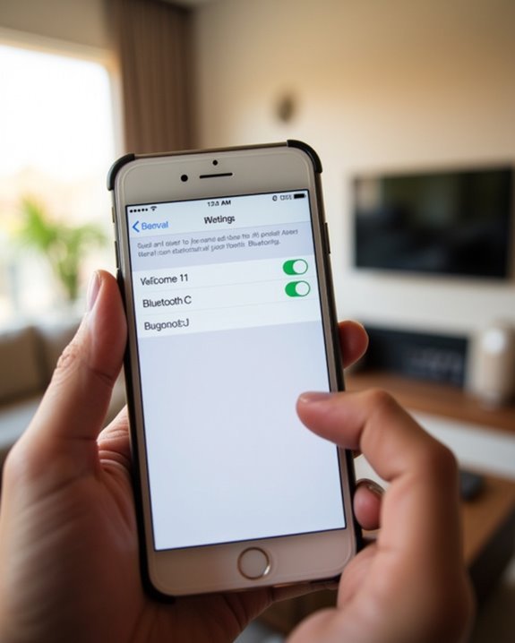 locating bluetooth settings variations