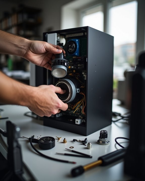 meticulous speaker repair process