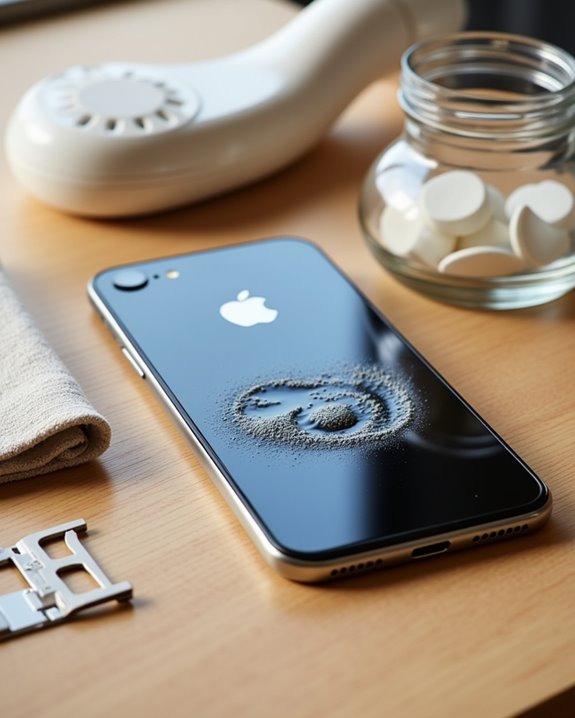 remove water from iphone