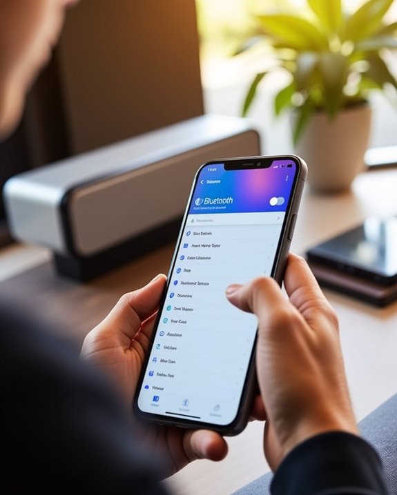 scan for bluetooth speakers