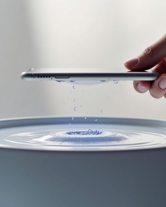 sound vibrations eject water