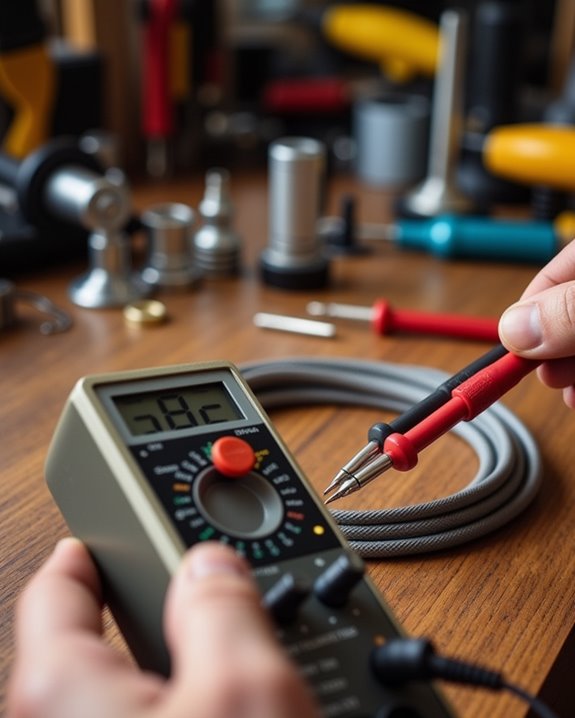 testing speaker cable method